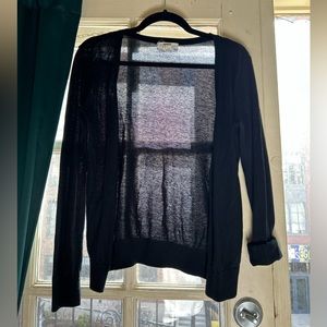 Black cardigan